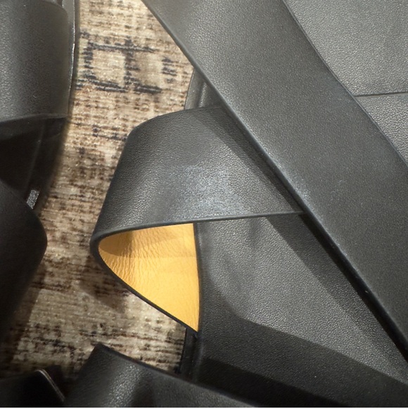 Madewell The Mena Slide Slip On Leather Sandals • size 8 • NWT - Picture 4 of 5